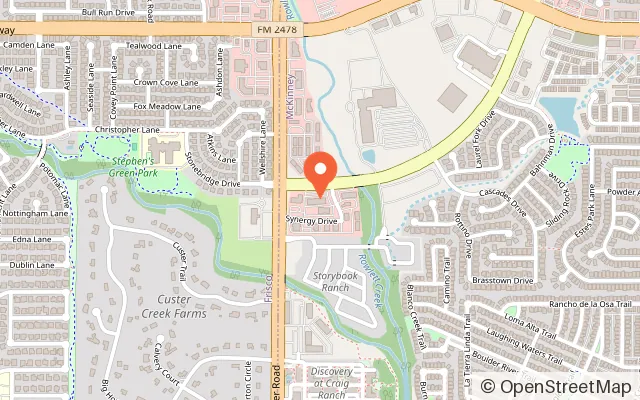 Map showing Play Street Museum - McKinney in McKinney, TX