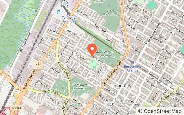 Map showing Littleluxepartynj in North Bergen, NJ