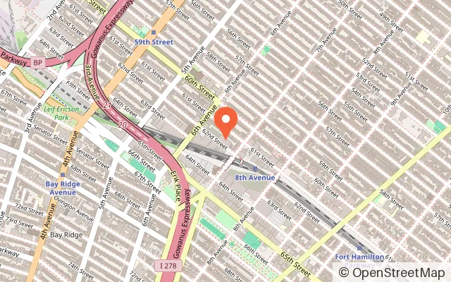 Map showing Space House (Kiddos Space) in Brooklyn, NY