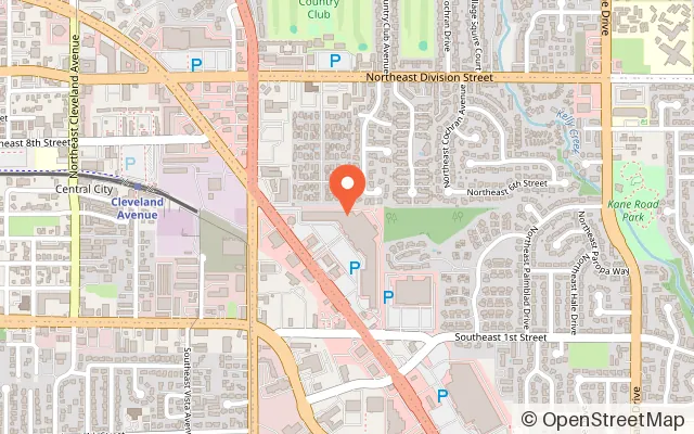 Map showing Kids Empire Gresham in Gresham, OR