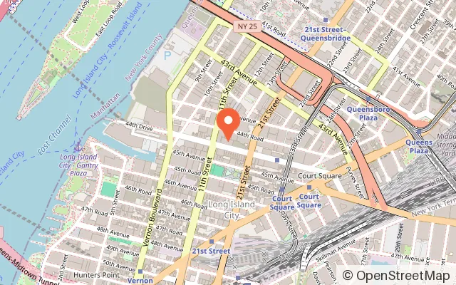 Map showing Movement LIC in Long Island City, NY