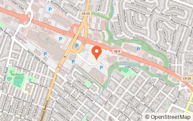 Map showing Catch Air Paramus in Paramus, NJ