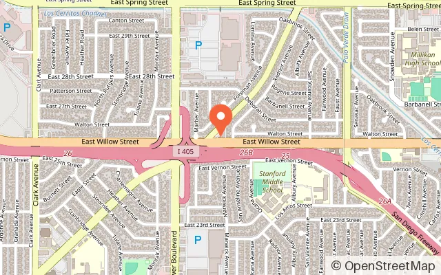 Map showing Coastal Kids Playspace in Long Beach, CA