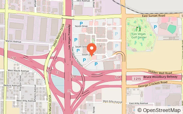 Map showing PopStroke in Las Vegas, NV
