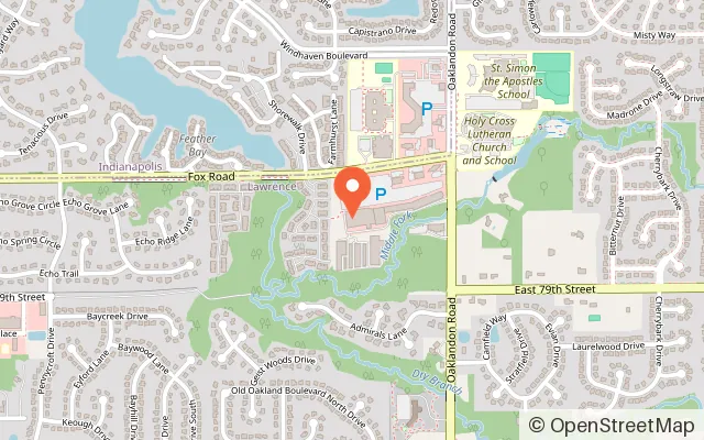 Map showing Slick City Action Park in Indianapolis, IN