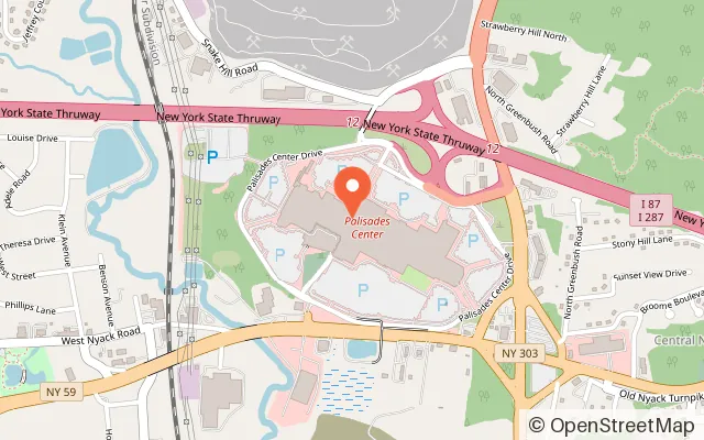 Map showing Good Game Lounge in West Nyack, NY