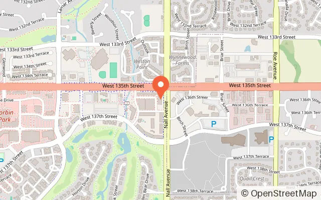 Map showing 810 Entertainment - Overland Park in Overland Park, KS