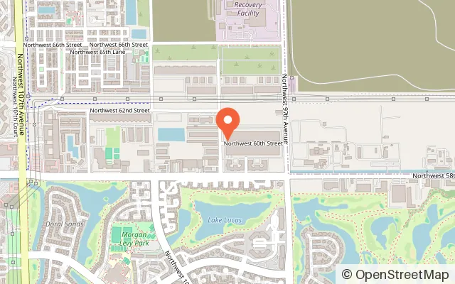 Map showing Jumpin' Jamboree in Doral, FL