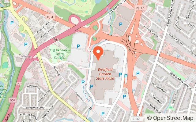Map showing The Slimee | DIY Slime Workshops & Kids Parties Garden State Plaza NJ in Paramus, NJ