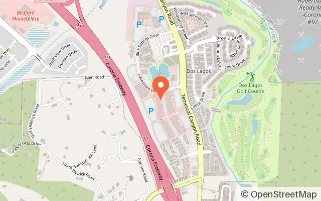 Map showing iPlayology - Indoor Playground & Kids Birthday Parties in Corona, CA