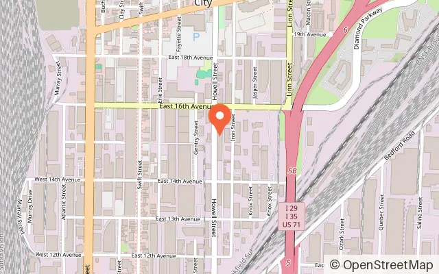 Map showing RoKC in North Kansas City, MO
