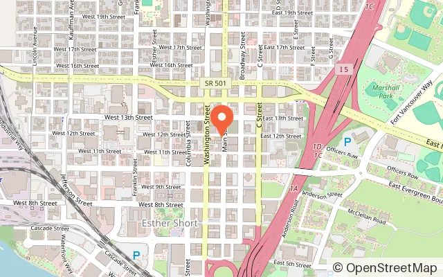 Map showing Source Climbing Center in Vancouver, WA