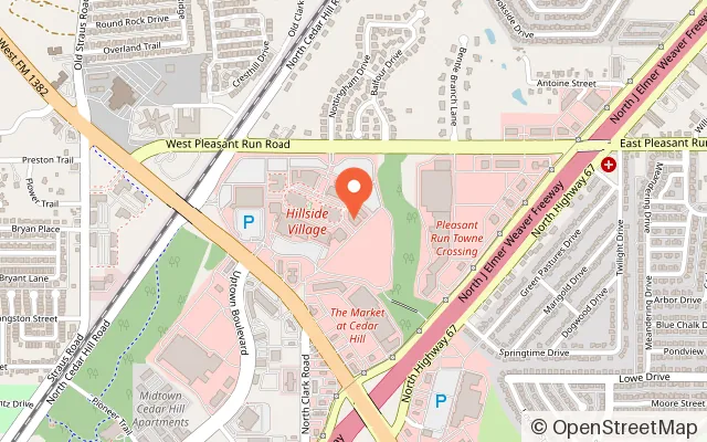 Map showing Kids Empire Cedar Hill in Cedar Hill, TX