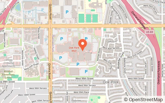 Map showing KingCade in Overland Park, KS
