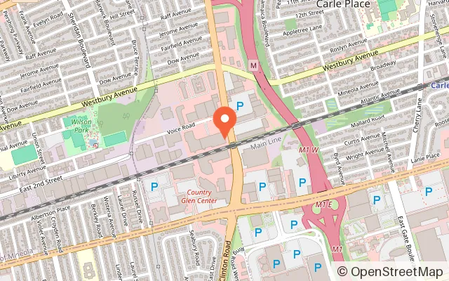 Map showing Wonder 4 Kids Indoor Playground in Carle Place, NY