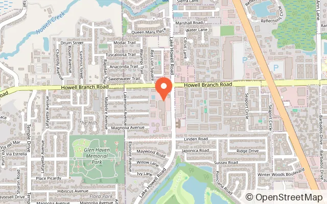 Map showing Monkey Joe's in Winter Park, FL