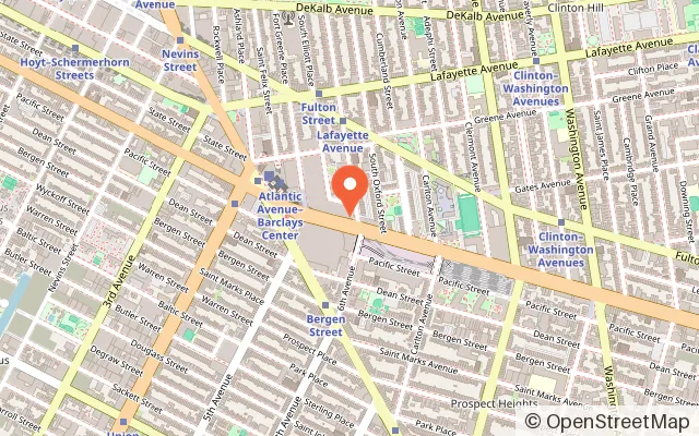 Map showing Dave and Buster's Brooklyn - Atlantic Center in Brooklyn, NY