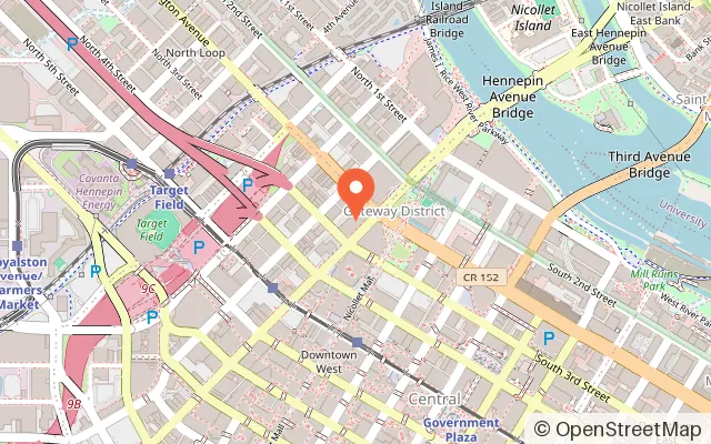 Map showing Puttery in Minneapolis, MN