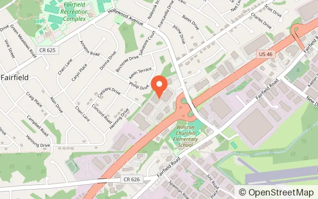 Map showing Tac Ops - Tactical Laser Tag - Fairfield in Fairfield, NJ