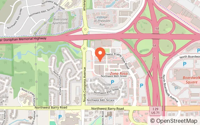 Map showing Kids Empire North Kansas City in Kansas City, MO