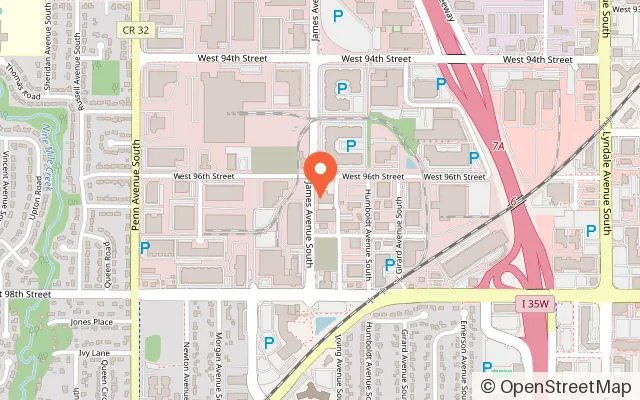 Map showing Vertical Endeavors - Bloomington in Bloomington, MN