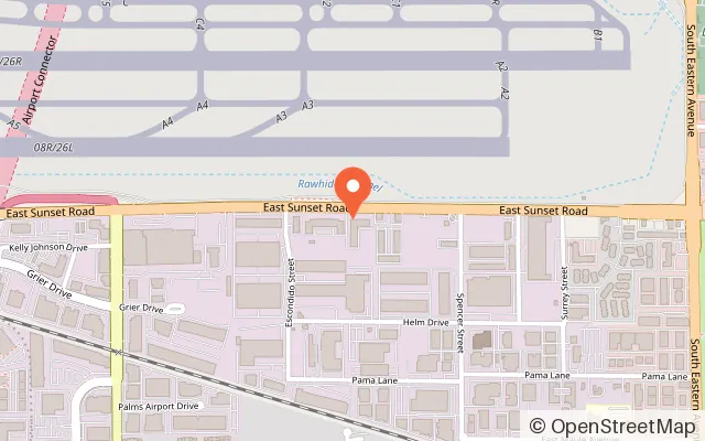 Map showing Kangamoo Indoor Playground in Las Vegas, NV
