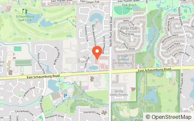 Map showing Bloom & Play Cafe | Sandbox Play Cafe in Schaumburg, IL