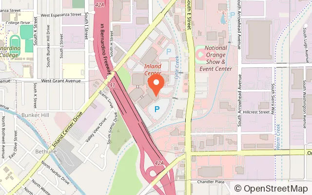 Map showing Jumpify in San Bernardino, CA