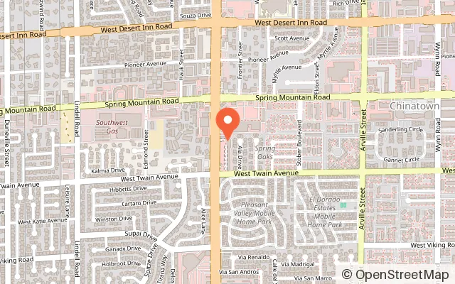 Map showing Magic Claw By Claw Joyland in Las Vegas, NV