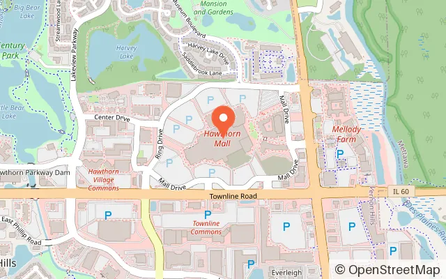 Map showing Zoom Zone Kids Animal Amusement Rides in Vernon Hills, IL