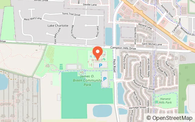 Map showing Otter Cove Aquatic Park in St. Charles, IL