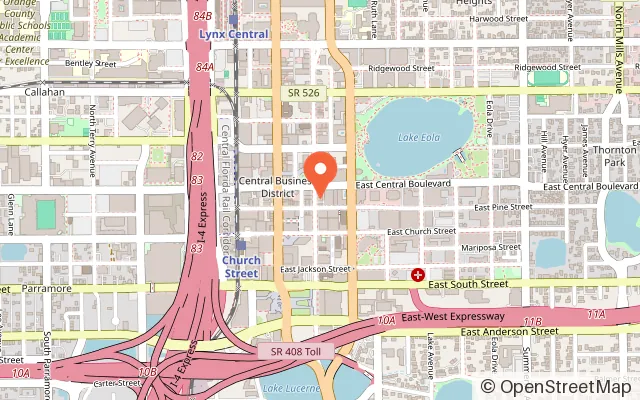Map showing Great Escape Game Show Orlando in Orlando, FL