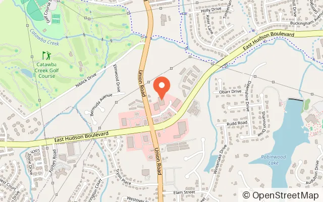 Map showing Kate's Skating Rink in Gastonia, NC