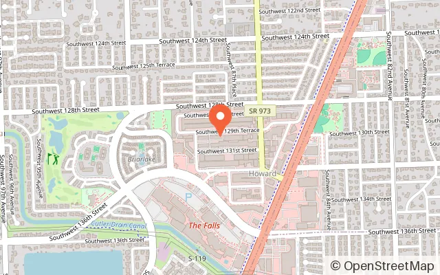 Map showing Chiki Town in Miami, FL