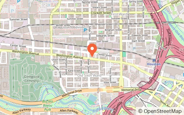 Map showing Puttery in Houston, TX