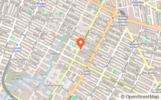 Map showing Bouldering Project - Gowanus in Brooklyn, NY
