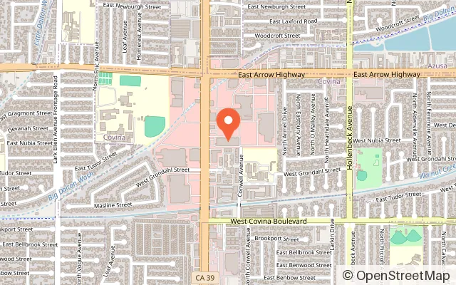 Map showing Kids Empire Covina in Covina, CA