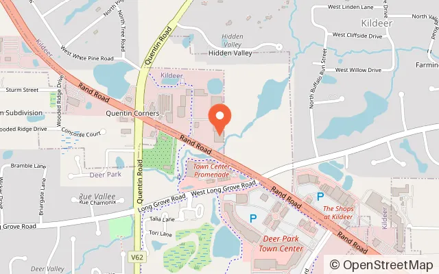 Map showing Lava Island in Kildeer, IL