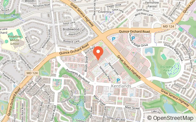 Map showing Play Street Museum - Gaithersburg in Gaithersburg, MD
