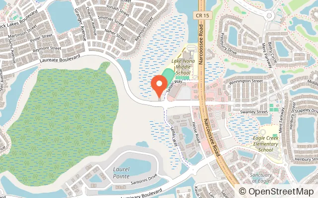 Map showing Terra Play Center in Orlando, FL