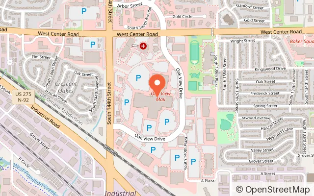 Map showing KIDS PLAYS in Omaha, NE