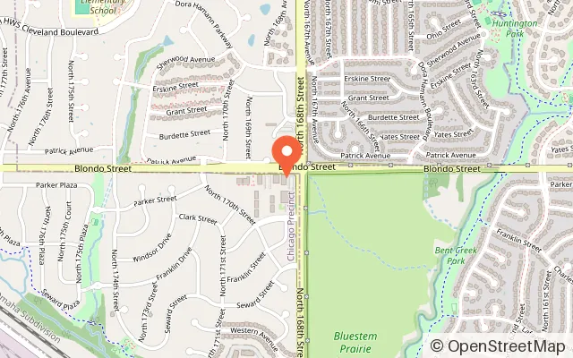 Map showing The Holloway Experience, LLC in Omaha, NE