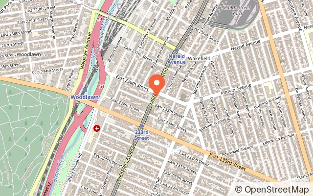 Map showing Baby Power Forever Kids in Bronx, NY