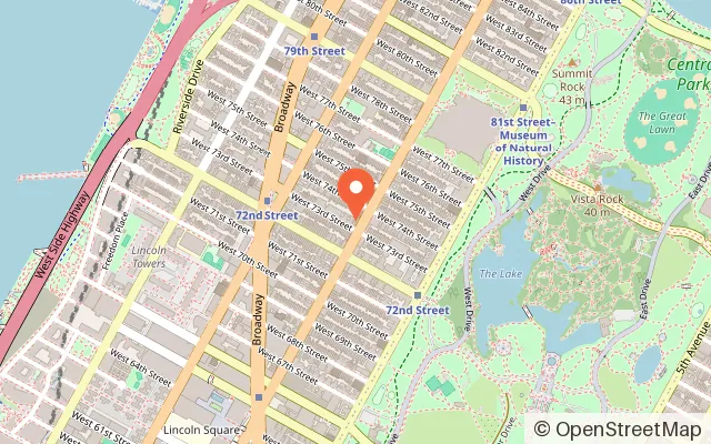 Map showing The Bumper Factory in New York, NY