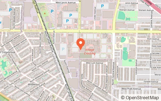 Map showing Altitude Trampoline Park - Skokie in Skokie, IL