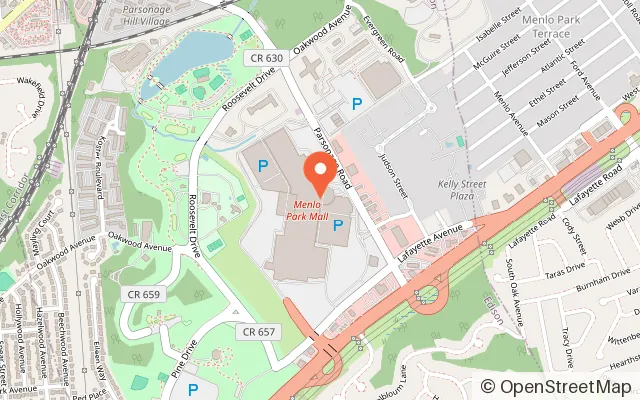 Map showing The Slime Factory New Jersey in Edison, NJ