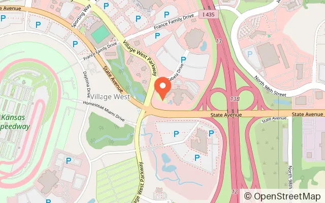 Map showing Howl In One Mini Golf in Kansas City, KS