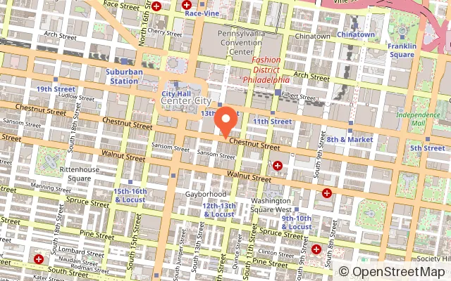 Map showing Beat The Bomb Philadelphia in Philadelphia, PA