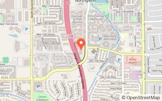 Map showing Boondocks Food and Fun - Northglenn in Northglenn, CO
