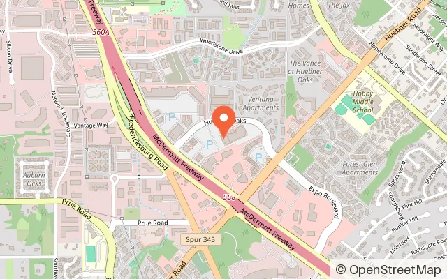 Map showing Altitude Trampoline Park in San Antonio, TX